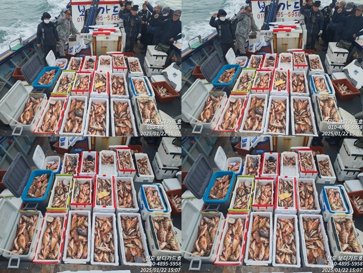 #진도보디가드호 #심선장 #왕열기 #쿨러굿조황 #1/24(금)4자리여유